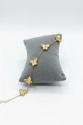 Gold butterfly bracelet ￼