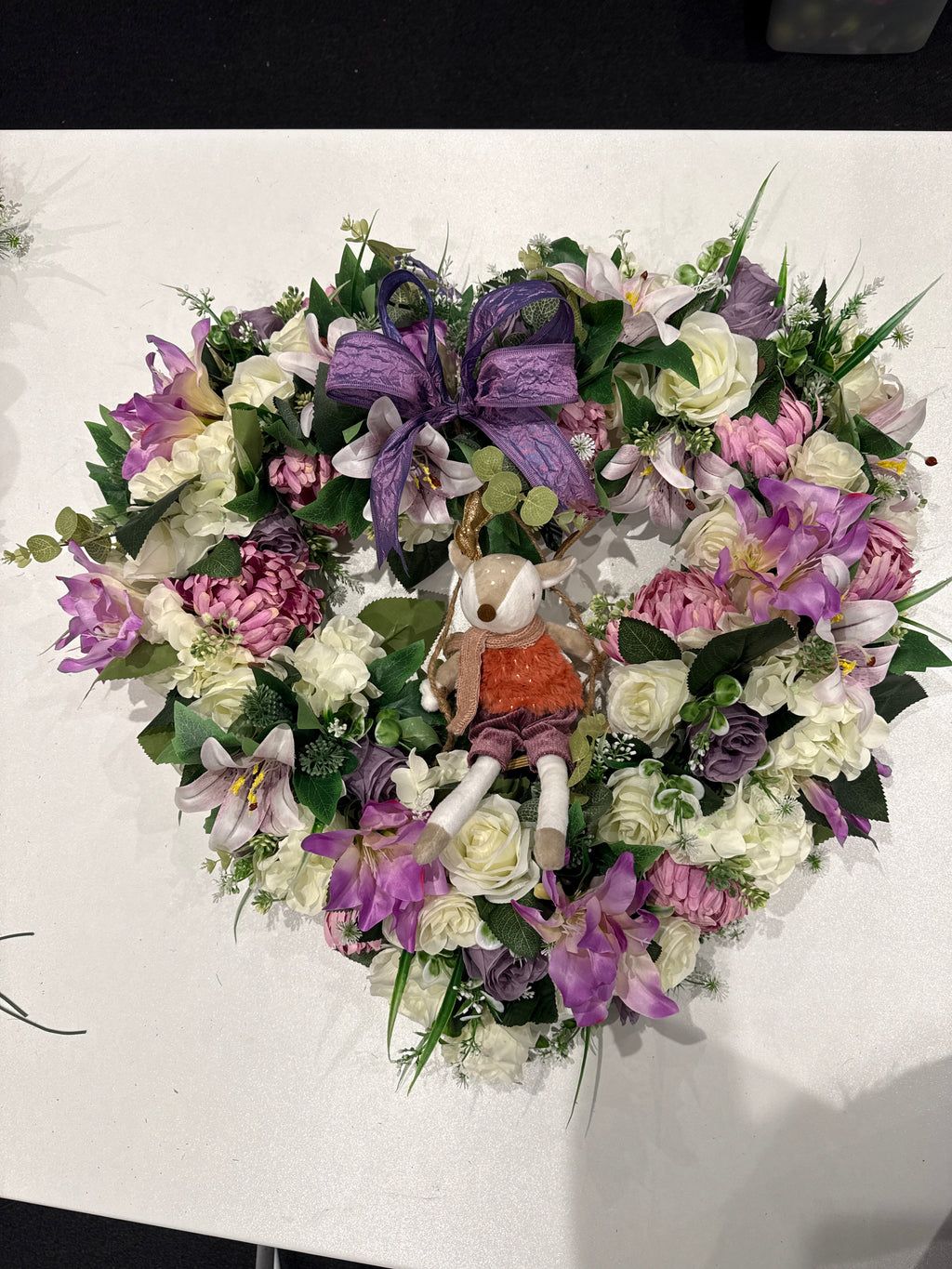 Dear heart wreath