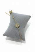 3 clover Dymonte bracelet in gold ￼