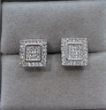 Square Dymonte earrings - stud  earrings ￼￼