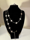 Silver clover set