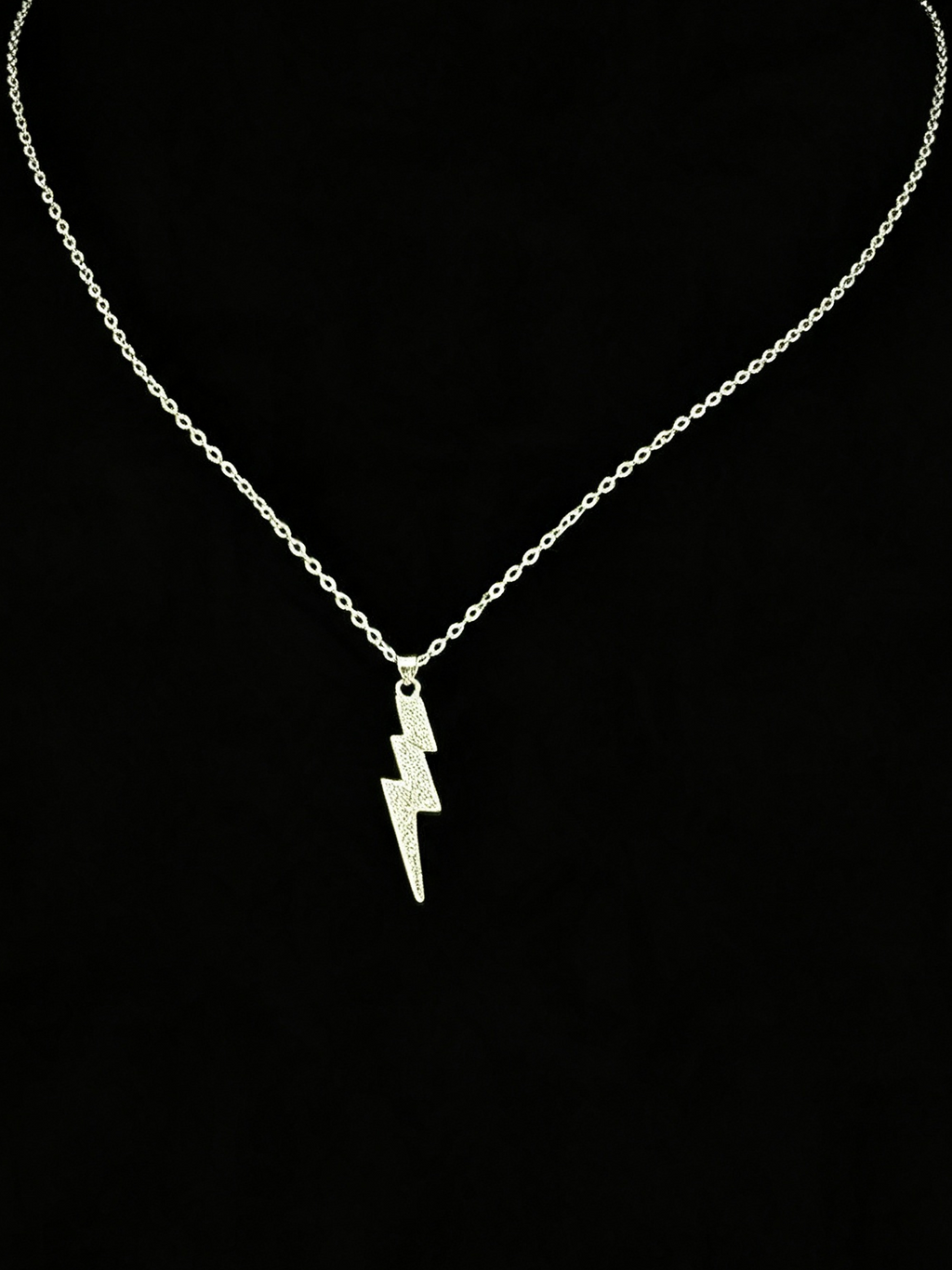 Gold plated Dymonte thunderbolt necklace ￼