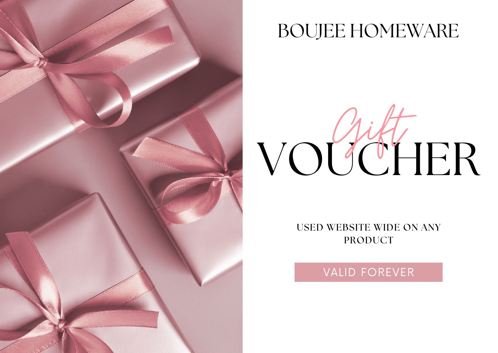 Boujee gift card